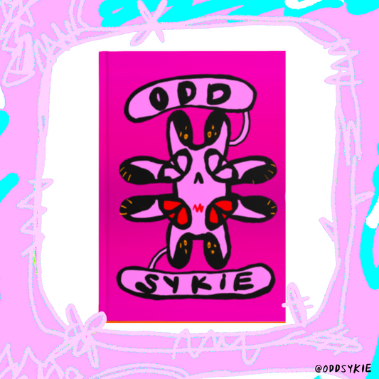 Odd Sykie Creature A5 Lined Notebook