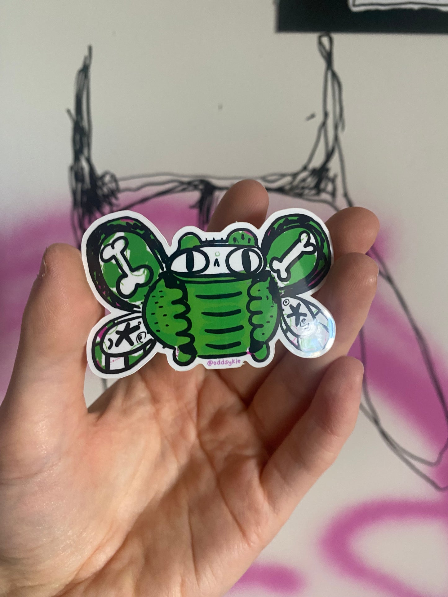 Catterfly Vinyl Sticker