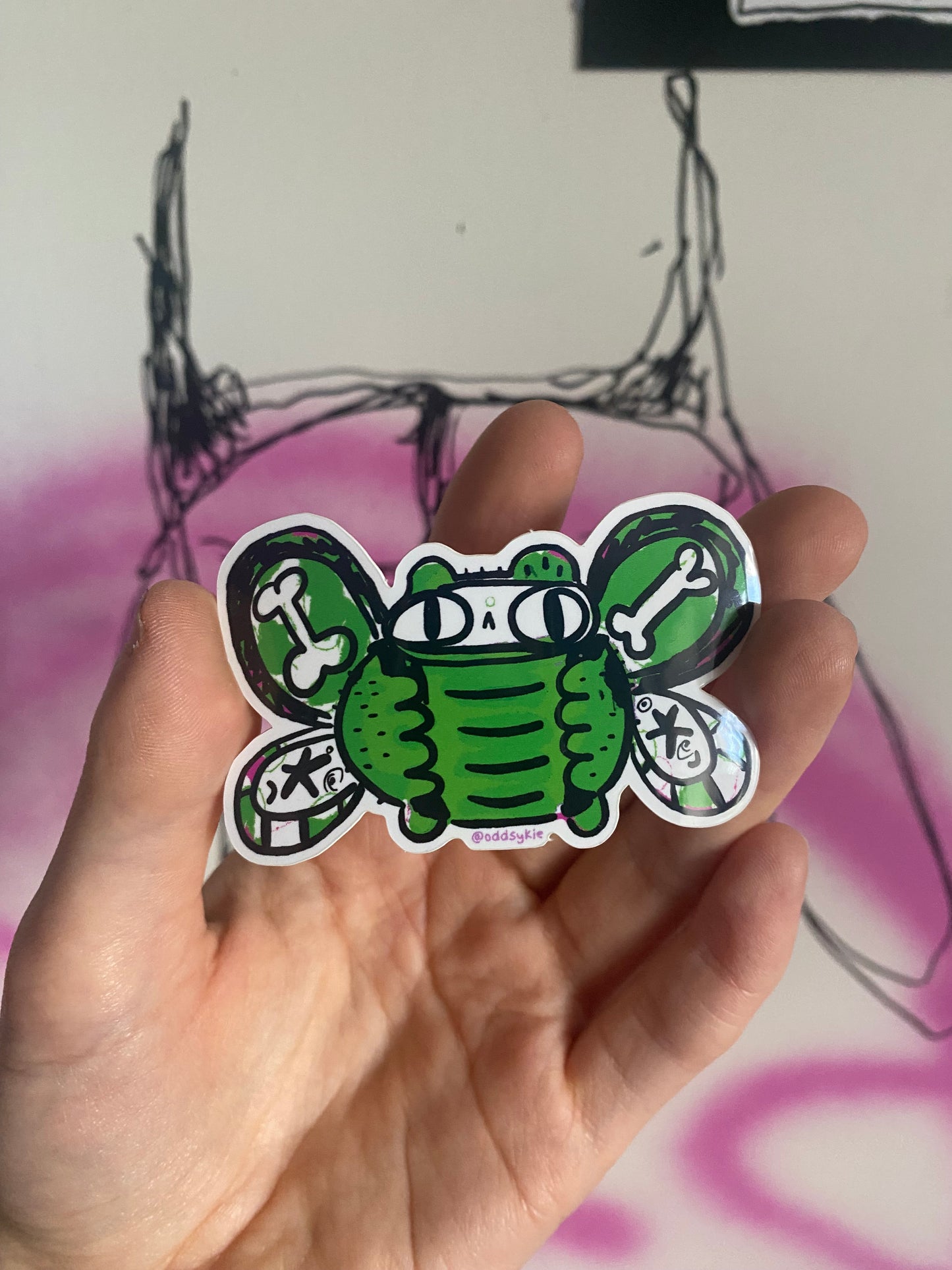 Catterfly Vinyl Sticker