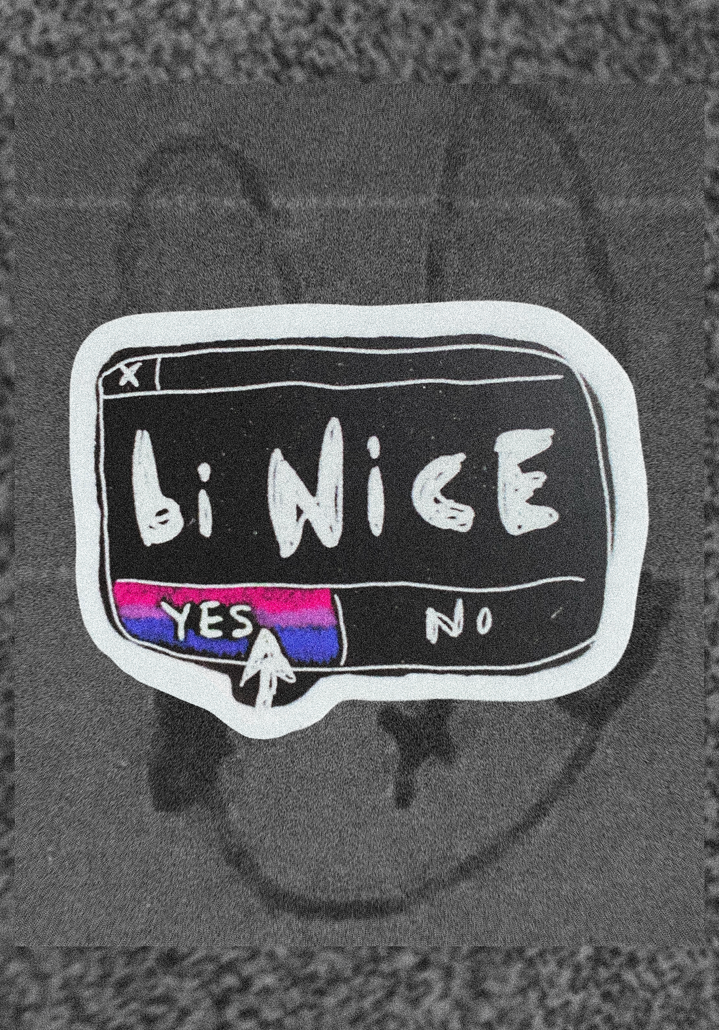 Bi Nice Vinyl Sticker