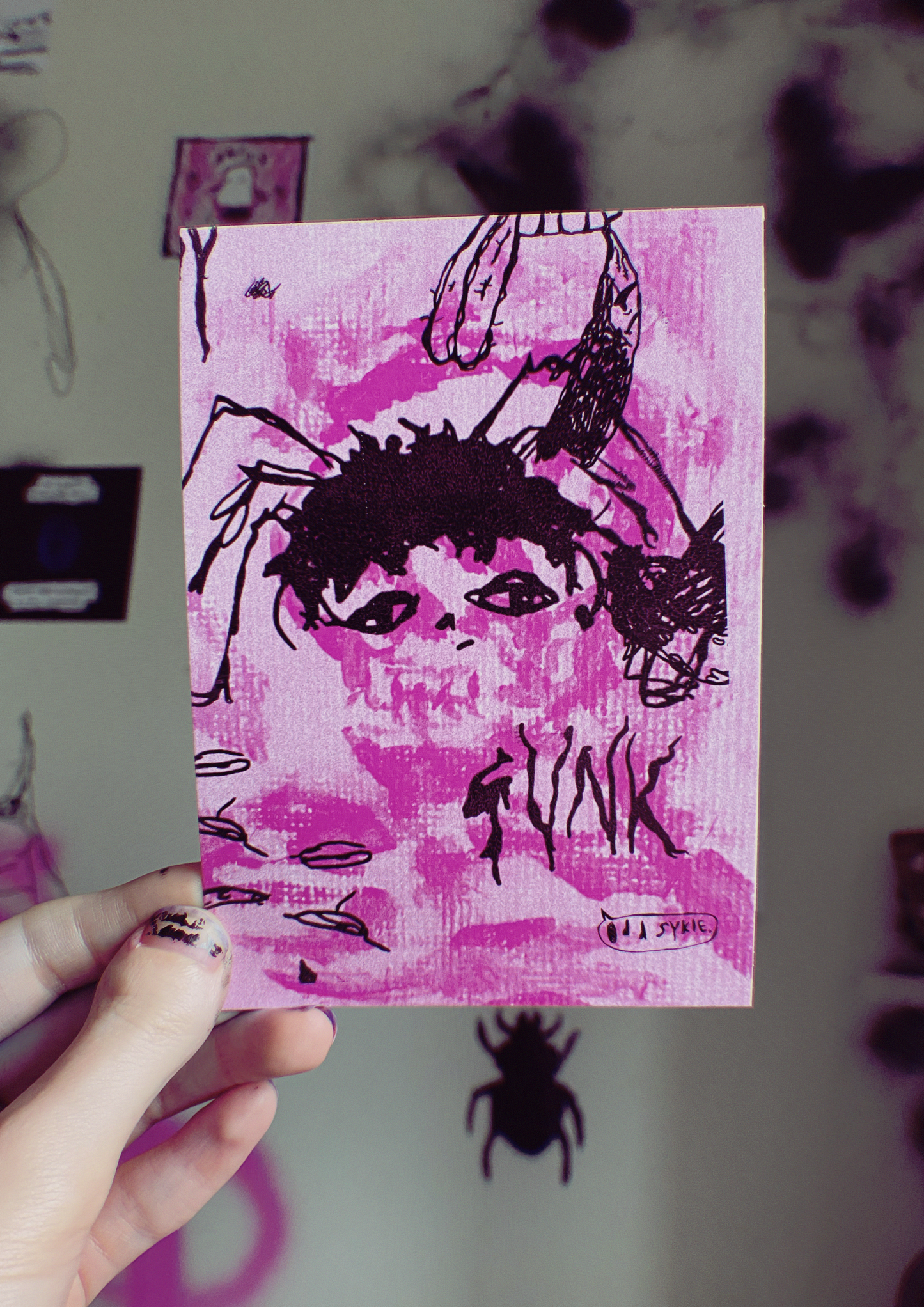 =B Pink A6 Print